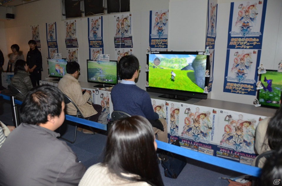 「テイルズ オブ ゼスティリア」ゲームの特徴や各キャラの秘奥義などを紹介した馬場プロデューサーによるトークショーをレポートの画像2