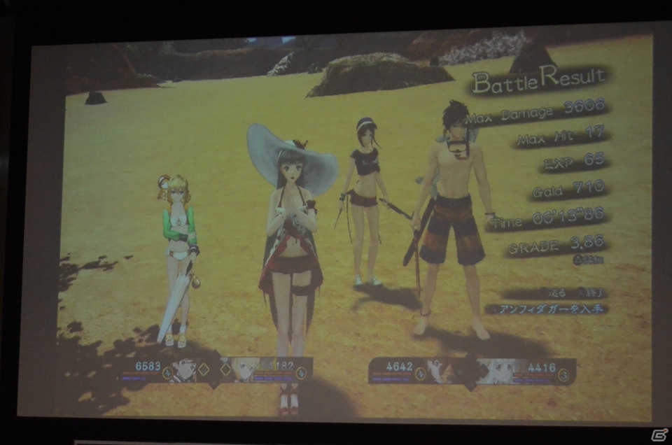 「テイルズ オブ ゼスティリア」ゲームの特徴や各キャラの秘奥義などを紹介した馬場プロデューサーによるトークショーをレポートの画像51