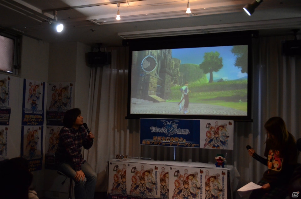 「テイルズ オブ ゼスティリア」ゲームの特徴や各キャラの秘奥義などを紹介した馬場プロデューサーによるトークショーをレポートの画像6