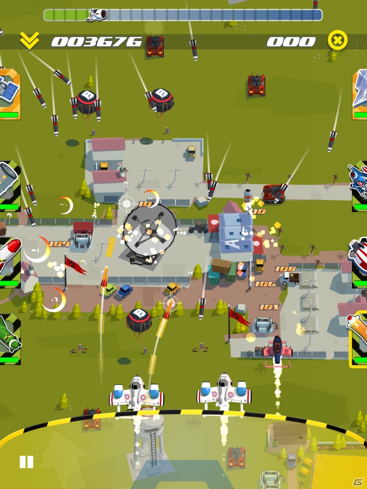 的確な武器を用いて敵を撃破！iOS向け戦略シューティングゲーム「スカイパトロール」が1月22日より配信の画像7
