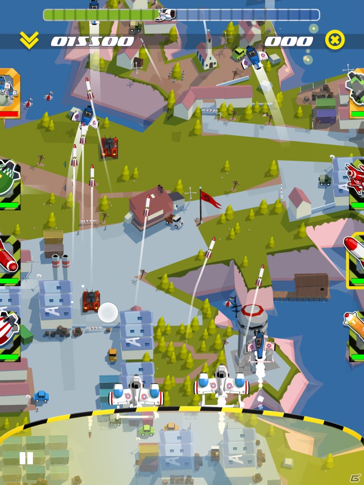 的確な武器を用いて敵を撃破！iOS向け戦略シューティングゲーム「スカイパトロール」が1月22日より配信の画像8