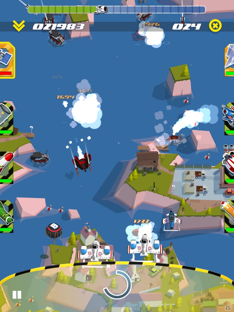 的確な武器を用いて敵を撃破！iOS向け戦略シューティングゲーム「スカイパトロール」が1月22日より配信の画像9