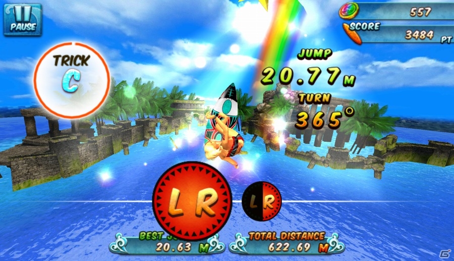 女性サーファーも新たに参戦！iOS/Android「Ancient Surfer 2」プレイ動画＆ゲーム画面が公開の画像2