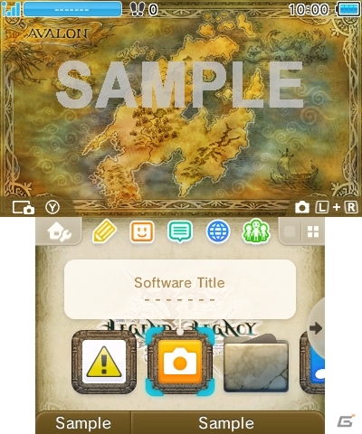 「レジェンド オブ レガシー」3DS用テーマが本日配信―メインビジュアルや遺跡をデザインした全5種の画像3