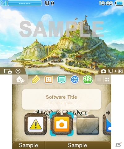 「レジェンド オブ レガシー」3DS用テーマが本日配信―メインビジュアルや遺跡をデザインした全5種の画像5