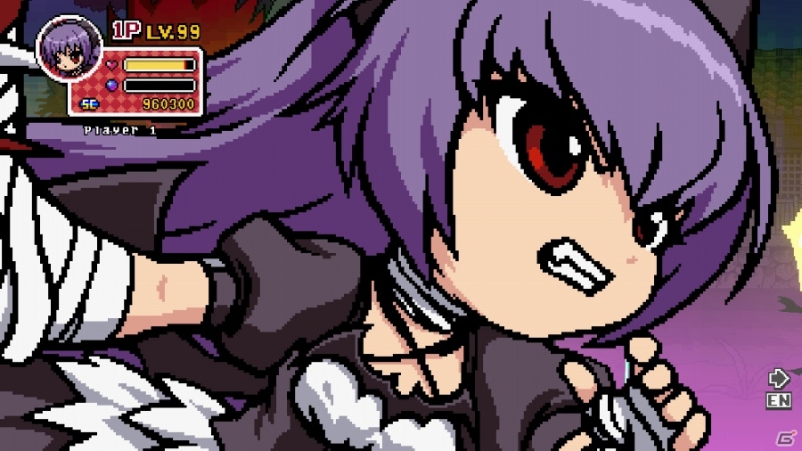 8bit美少女が滑らかに動く！ベルトスクロール型ラインアクション「ファントムブレイカー：バトルグラウンド」が1月24日よりSteamにて配信の画像2