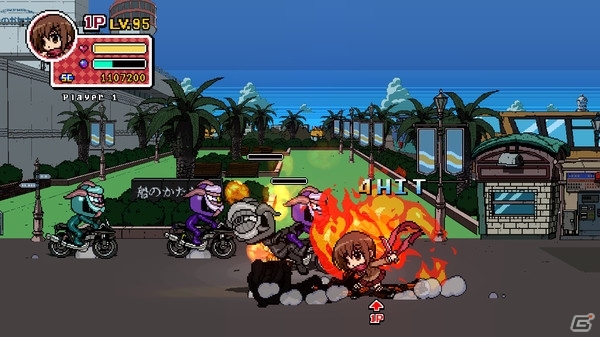 8bit美少女が滑らかに動く！ベルトスクロール型ラインアクション「ファントムブレイカー：バトルグラウンド」が1月24日よりSteamにて配信の画像6