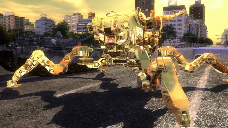 PS4「地球防衛軍4.1 THE SHADOW OF NEW DESPAIR」初回封入特典の金ピカ指揮官機「デプス・クロウラーゴールドコート」を紹介の画像11
