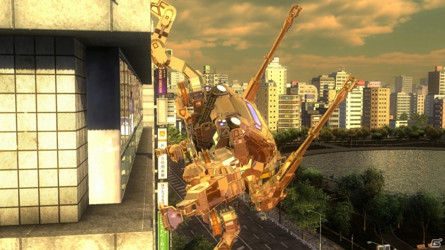PS4「地球防衛軍4.1 THE SHADOW OF NEW DESPAIR」初回封入特典の金ピカ指揮官機「デプス・クロウラーゴールドコート」を紹介の画像13