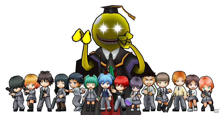 3DS「暗殺教室 殺せんせー大包囲網!!」はプレイヤー自身が3-Eの生徒に―仲間たちと連携して殺せんせーを狙え！の画像2