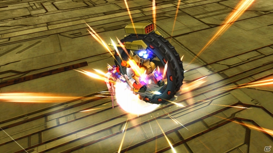 AC「機動戦士ガンダム エクストリームバーサス マキシブースト」タイヤを携えたザンスカール製MS「ゲドラフ」が1月27日に参戦！の画像13