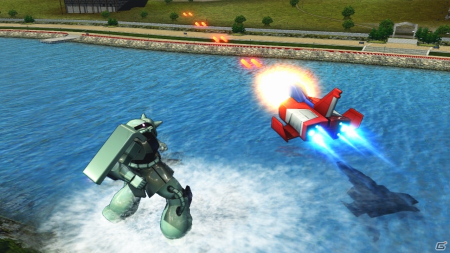 AC「機動戦士ガンダム エクストリームバーサス マキシブースト」タイヤを携えたザンスカール製MS「ゲドラフ」が1月27日に参戦！の画像86