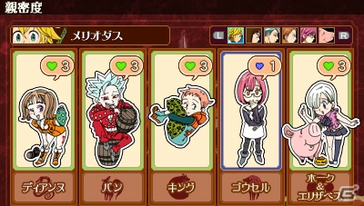 3DS「七つの大罪 真実の冤罪」キャラクターの強化要素＆サポートキャラと協力して繰り出す「アサルトシフト」を紹介！の画像14