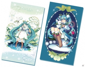 北海道限定プライズ「初音ミク 雪ミク マルチクロス」が1月30日より展開―タイトーは昨年に引き続き「SNOW MIKU 2015」に協賛の画像1