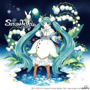 北海道限定プライズ「初音ミク 雪ミク マルチクロス」が1月30日より展開―タイトーは昨年に引き続き「SNOW MIKU 2015」に協賛の画像2