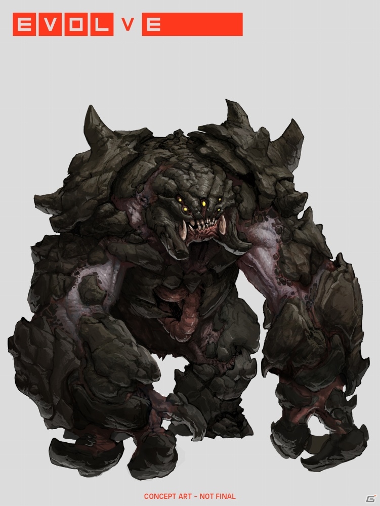 「Evolve」4体目のモンスター「べヒモス(BEHEMOTH)」が公開―巨大球体と化して高速回転移動でハンターを狙う！の画像1