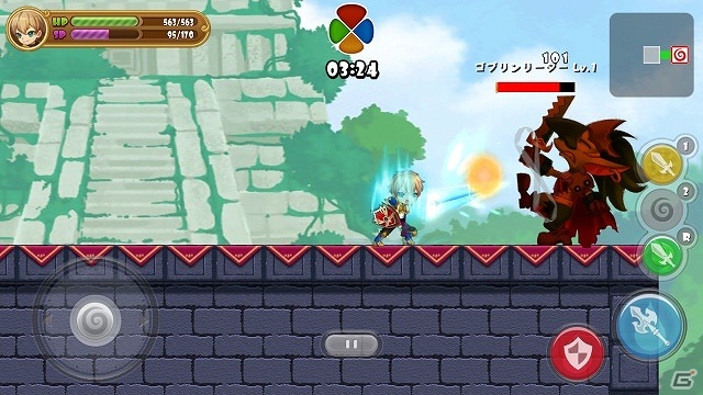 iOS/Android「ぐるりんクエスト」が配信―フリック操作でステージが回転する“2.5DぐるぐるアクションRPG”の画像6