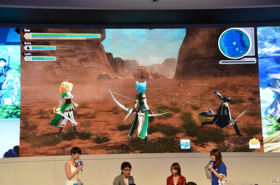【台北国際ゲームショウ 2015】プロデューサー・二見鷹介氏と蒼井エイルさんが登壇したPS3/PS Vita「ソードアート・オンライン ―ロスト・ソング―」ステージをレポートの画像12