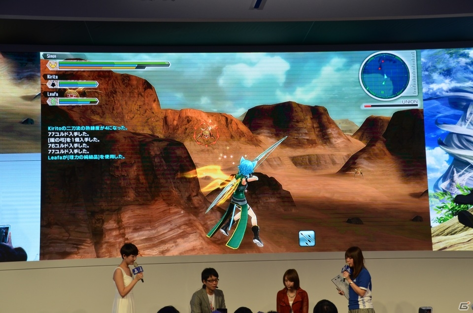 【台北国際ゲームショウ 2015】プロデューサー・二見鷹介氏と蒼井エイルさんが登壇したPS3/PS Vita「ソードアート・オンライン ―ロスト・ソング―」ステージをレポートの画像15