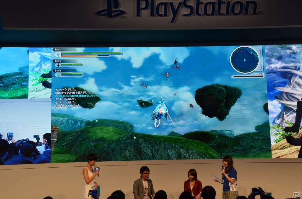 【台北国際ゲームショウ 2015】プロデューサー・二見鷹介氏と蒼井エイルさんが登壇したPS3/PS Vita「ソードアート・オンライン ―ロスト・ソング―」ステージをレポートの画像6