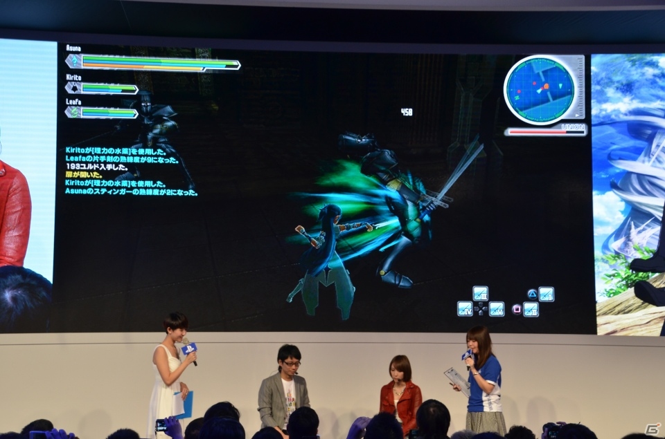【台北国際ゲームショウ 2015】プロデューサー・二見鷹介氏と蒼井エイルさんが登壇したPS3/PS Vita「ソードアート・オンライン ―ロスト・ソング―」ステージをレポートの画像9