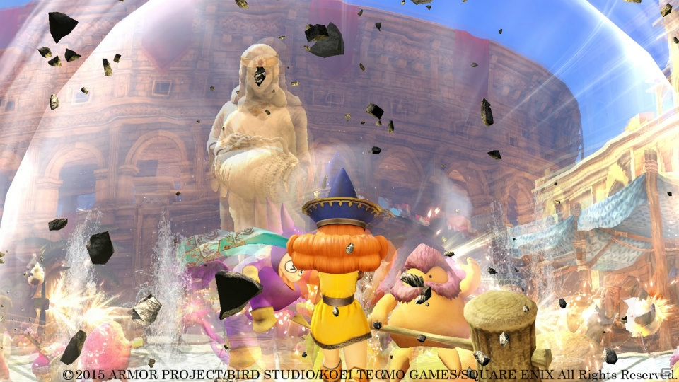 PS4/PS3「ドラゴンクエストヒーローズ　闇竜と世界樹の城」アリーナとクリフトのアクションをチェック！リアルに表現されたモンスターも紹介の画像3