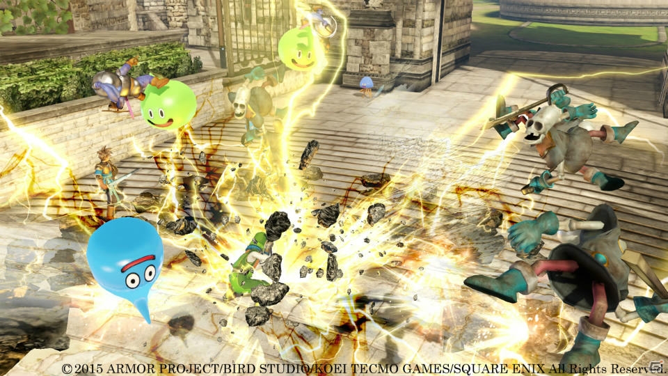 PS4/PS3「ドラゴンクエストヒーローズ　闇竜と世界樹の城」アリーナとクリフトのアクションをチェック！リアルに表現されたモンスターも紹介の画像9