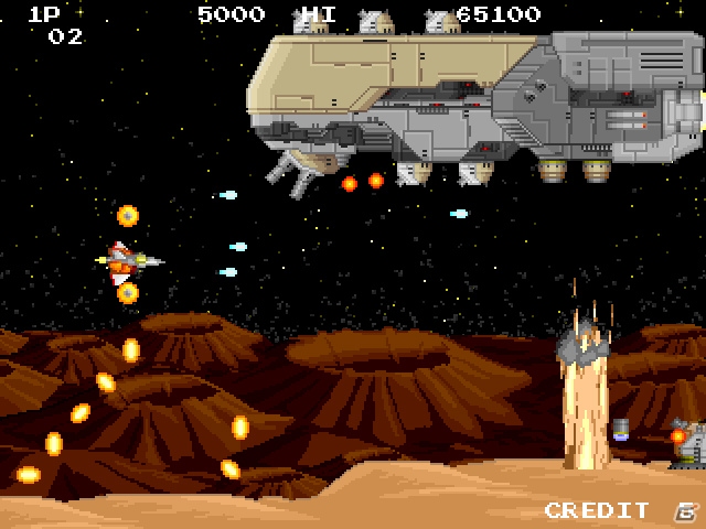 言葉なく壮大な宇宙戦争を表現した演出が光るレトロシューティング「Infinos2」がPLAYISMにて配信の画像5