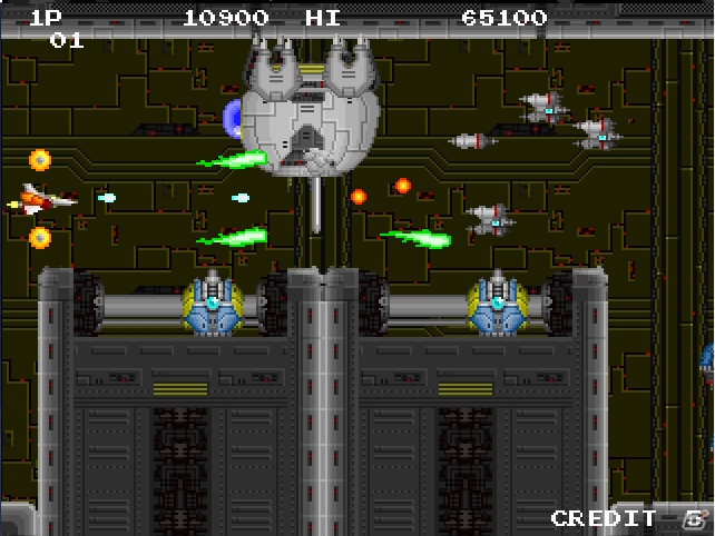 言葉なく壮大な宇宙戦争を表現した演出が光るレトロシューティング「Infinos2」がPLAYISMにて配信の画像6