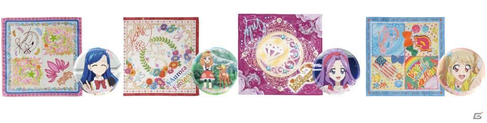 アイカツ！」サイン入りハンカチ＆思い出のシーン缶バッジのセット「メモリアルハンカチセット」が2月6日に発売―本日よりプレミアムバンダイにて予約受付が開始  | Gamer