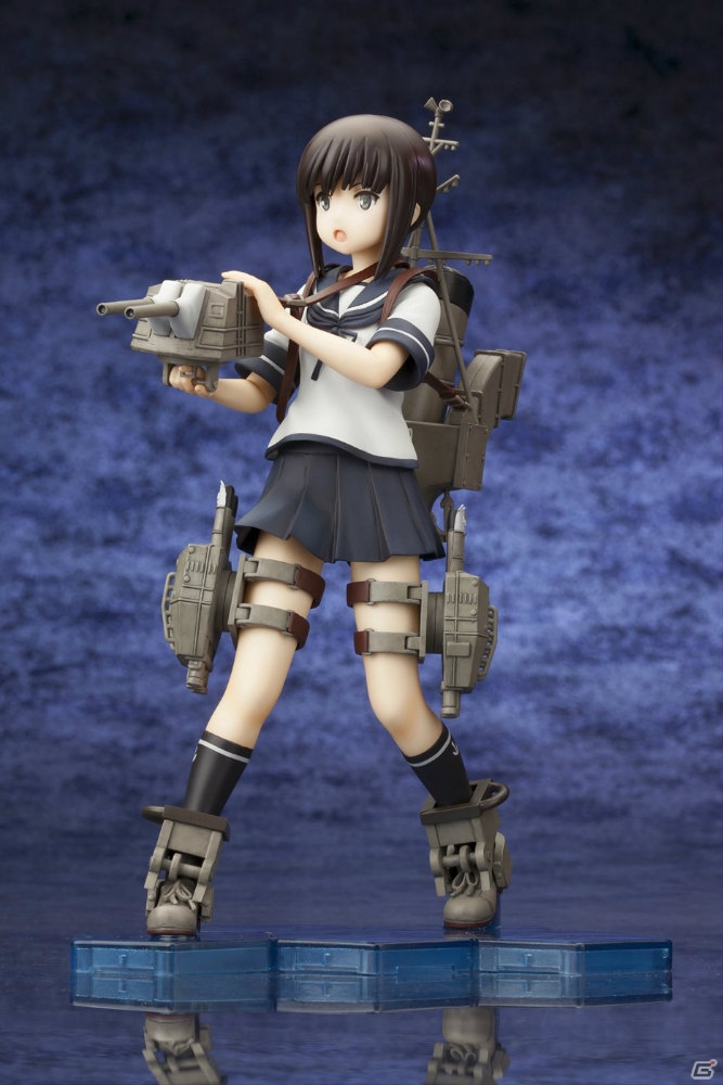 「艦隊これくしょん -艦これ-」よりしばふ氏イラストの駆逐艦「吹雪」フィギュアが2015年6月に発売の画像1