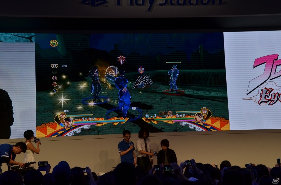 【台北国際ゲームショウ 2015】羽多野渉さんも駆けつけた！PS4/PS3「ジョジョの奇妙な冒険　アイズオブヘブン」のステージをレポートの画像15