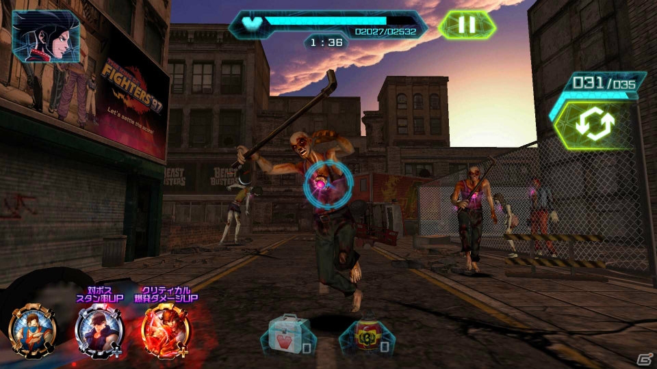 「BEAST BUSTERS featuring KOF」Android版が30万ダウンロードを達成―ステージ、スキル追加などのバージョンアップも実施の画像3