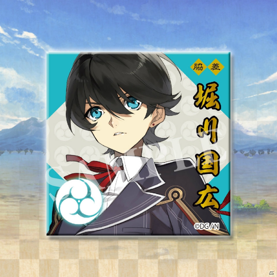 刀剣育成シミュレーションゲーム「刀剣乱舞-ONLINE-」のスクエア型缶バッジが2015年4月に発売！の画像3