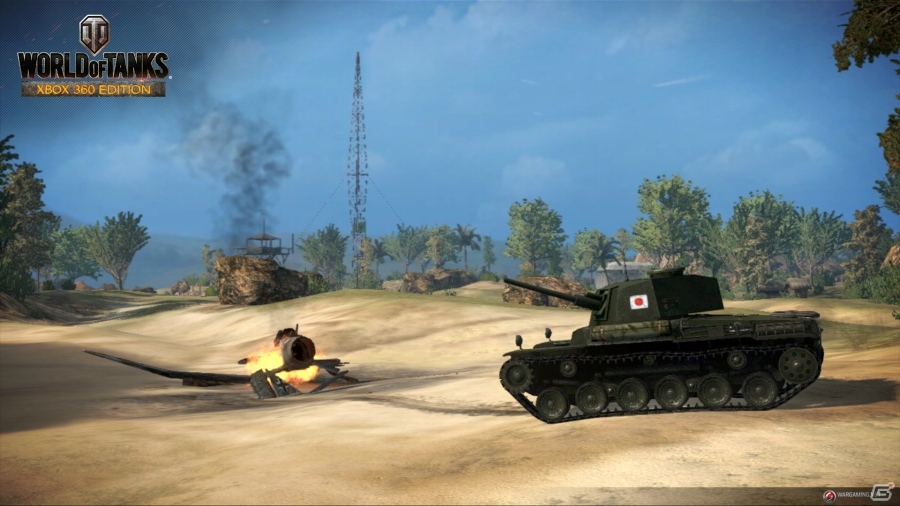 「World of Tanks: Xbox 360 Edition」初の日本戦車「三式中戦車チヌ改」が参戦！完全オリジナルマップ「パシフィックアイランド」も実装の画像2