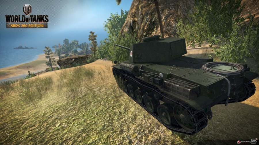「World of Tanks: Xbox 360 Edition」初の日本戦車「三式中戦車チヌ改」が参戦！完全オリジナルマップ「パシフィックアイランド」も実装の画像3