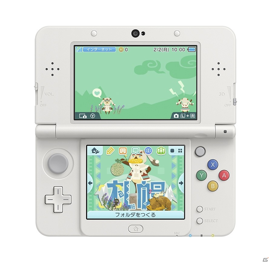 ウルクスス装備アイルーが背景の3DS「モンスターハンター4G ご当地テーマ」第3弾・札幌バージョンが配信！の画像1