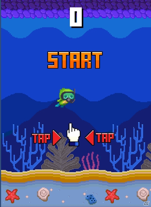 ポンキッキーズの激ムズゲー現る！iOS/Android「ガチャピンのダイビングチャレンジ」が配信スタートの画像2
