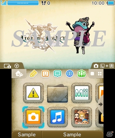 「レジェンド オブ レガシー」3DS用テーマ第2弾が登場―主人公7名＋潜む森のデザインがラインナップの画像7