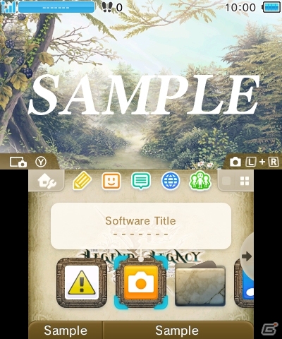 「レジェンド オブ レガシー」3DS用テーマ第2弾が登場―主人公7名＋潜む森のデザインがラインナップの画像8