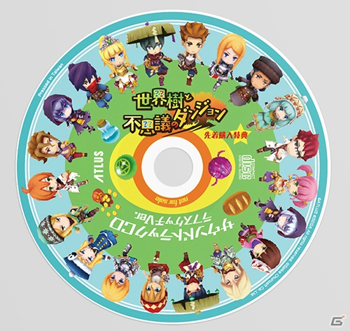 3DS「世界樹と不思議のダンジョン」先着購入特典「マル勝スーパーファミコン」「サントラCD ラフスケッチVer.」のデザインが公開！の画像2