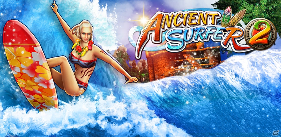 iOS版「Ancient Surfer 2」が配信！初の女性サーファーや「トリック」など新要素満載のサーフィンアクション第2弾の画像1