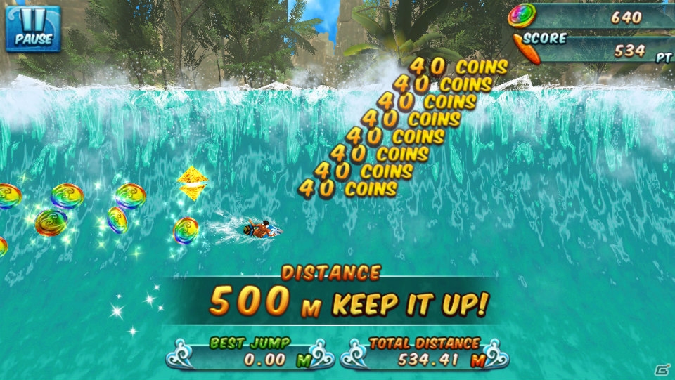 iOS版「Ancient Surfer 2」が配信！初の女性サーファーや「トリック」など新要素満載のサーフィンアクション第2弾の画像10