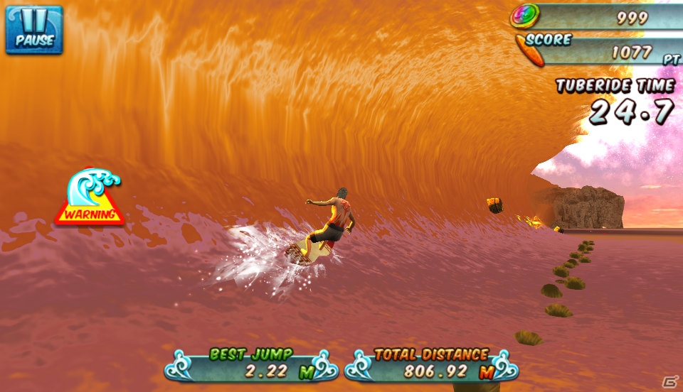 iOS版「Ancient Surfer 2」が配信！初の女性サーファーや「トリック」など新要素満載のサーフィンアクション第2弾の画像3