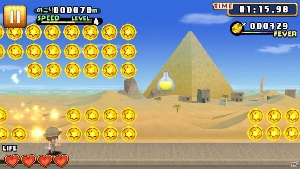 UNESCOの世界遺産活動の周知を目的とした教育ゲーム「世界遺産ランナー」がDeNAと日本ユネスコ協会連盟のコラボにより配信の画像3