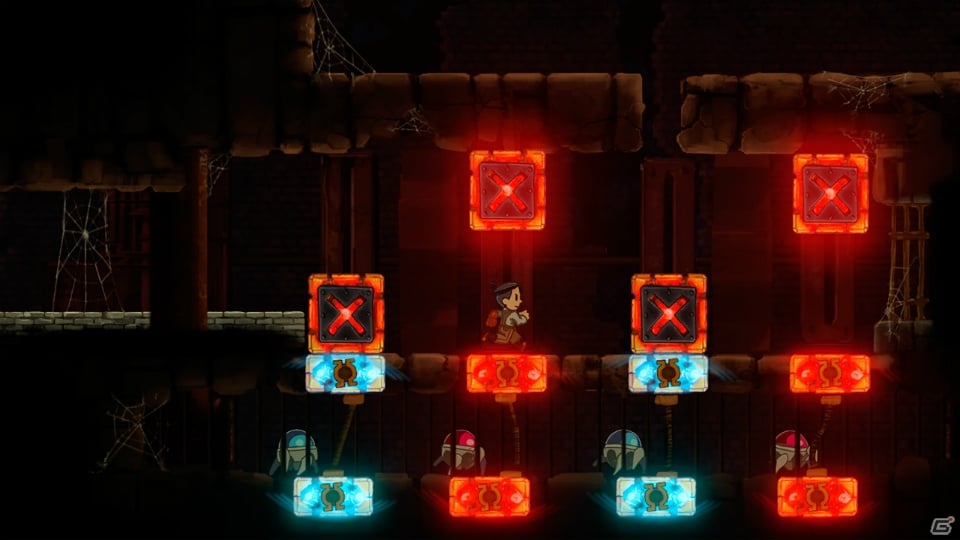 PS4/PS3「テスラグラッド」が2月18日に配信―磁気の力を利用してギミックを解いていく2Dアクションゲームの画像2