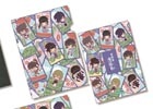 「劇場版 薄桜鬼」花札風の柄とデフォルメキャラクターがデザインされたクリアファイルが登場！