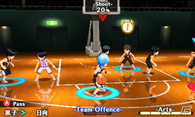 3DS「黒子のバスケ　未来へのキズナ」キズナを深めて繰り出すアクションやキャラクターの必殺技を紹介―お気に入りのメンバーによるチームも結成できる！の画像2