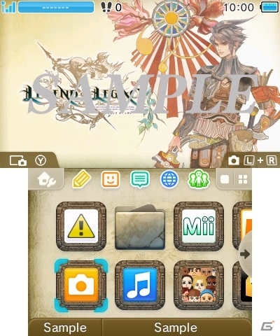 「レジェンド オブ レガシー」3DS用テーマ第3弾が配信―小林智美氏の描く主人公7名がデザインの画像1