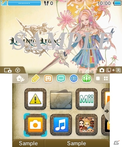 「レジェンド オブ レガシー」3DS用テーマ第3弾が配信―小林智美氏の描く主人公7名がデザインの画像2